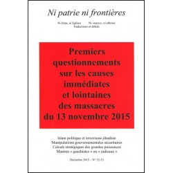 Ni patrie ni frontières n°...