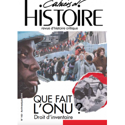 Cahiers d'histoire n 142...